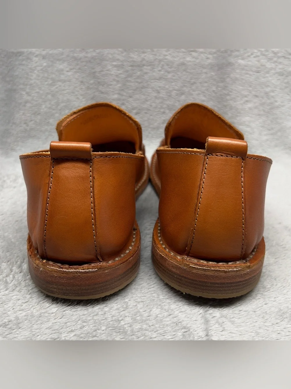 Astorflex Patnoflex Travel Stitch Loafer Men's Size 9 Tan Buffalo Leather Italy